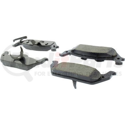 105.10120 by CENTRIC - Posi Quiet Ceramic Brake Pads with Shims and Hardware