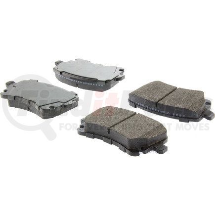 105.10180 by CENTRIC - Posi Quiet Ceramic Brake Pads with Shims and Hardware