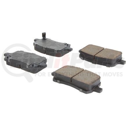 105.10280 by CENTRIC - Posi Quiet Ceramic Brake Pads with Shims and Hardware