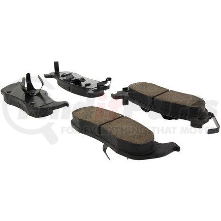 Centric 105.10410 Disc Brake Pad Set Posi Quiet Ceramic Brake Pads with Shims and Hardware