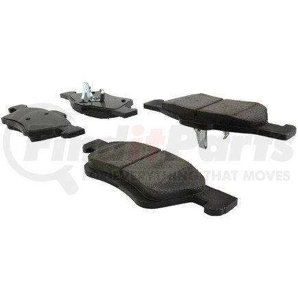 Centric 105.10472 Disc Brake Pad Set Posi Quiet Ceramic Brake Pads with Shims and Hardware