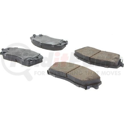105.10560 by CENTRIC - Posi Quiet Ceramic Brake Pads with Shims and Hardware