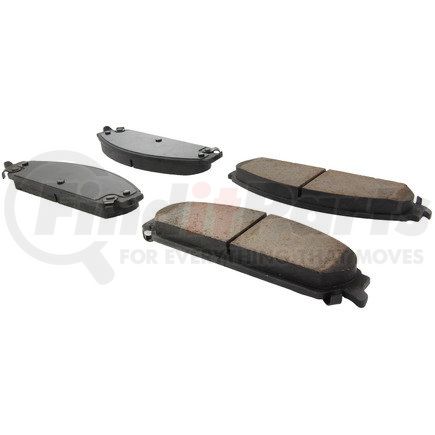 105.10580 by CENTRIC - Posi Quiet Ceramic Brake Pads with Shims and Hardware