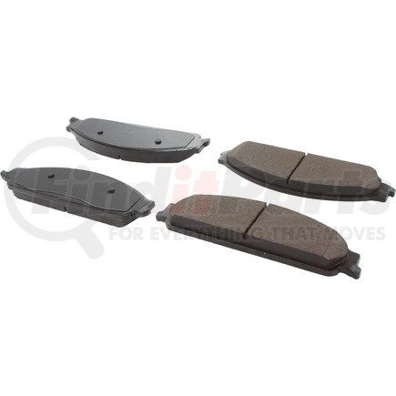 105.10700 by CENTRIC - Posi Quiet Ceramic Brake Pads with Shims and Hardware