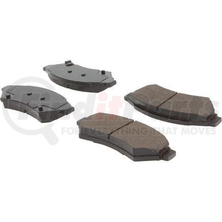 105.10750 by CENTRIC - Posi Quiet Ceramic Brake Pads with Shims and Hardware