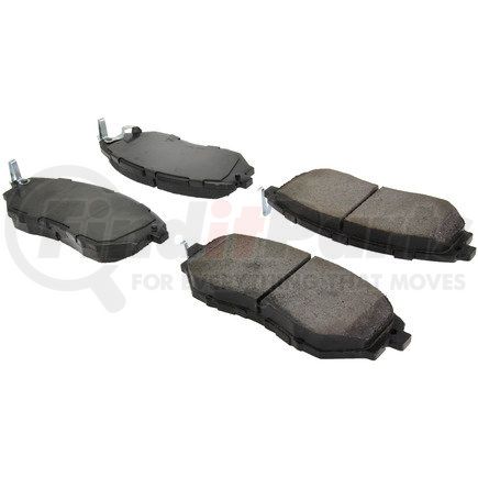 105.10780 by CENTRIC - Posi Quiet Ceramic Brake Pads with Shims and Hardware