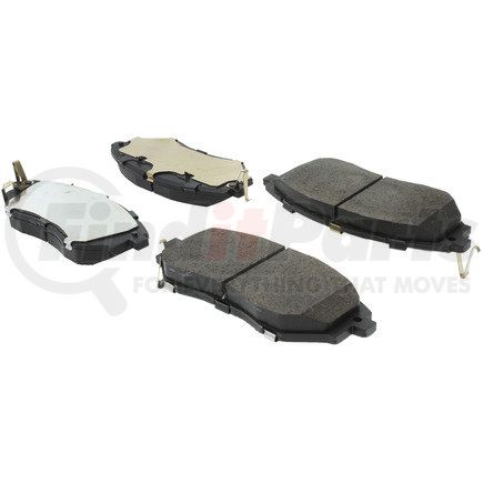 105.10781 by CENTRIC - Posi Quiet Ceramic Brake Pads with Shims and Hardware