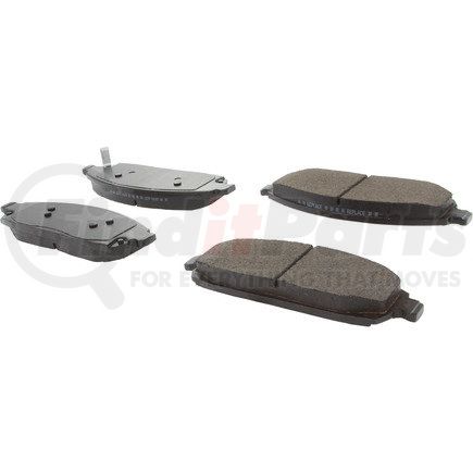 105.10800 by CENTRIC - Posi Quiet Ceramic Brake Pads with Shims and Hardware