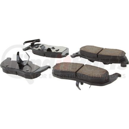 105.10870 by CENTRIC - Posi Quiet Ceramic Brake Pads with Shims and Hardware