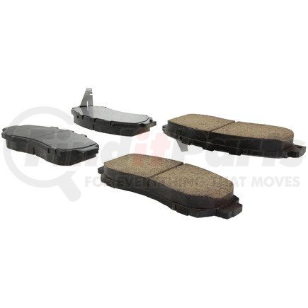 105.10890 by CENTRIC - Posi Quiet Ceramic Brake Pads with Shims and Hardware