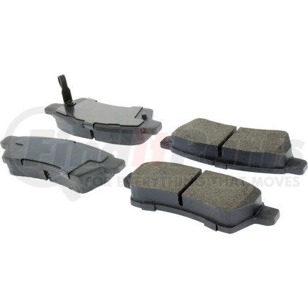 105.11000 by CENTRIC - Posi Quiet Ceramic Brake Pads with Shims and Hardware