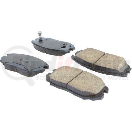 105.11251 by CENTRIC - Posi Quiet Ceramic Brake Pads with Shims and Hardware