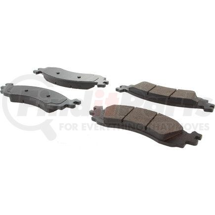 105.11580 by CENTRIC - Posi Quiet Ceramic Brake Pads with Shims and Hardware