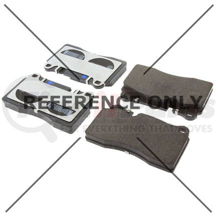 105.11650 by CENTRIC - Posi Quiet Ceramic Brake Pads with Shims
