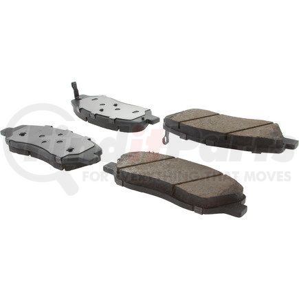 105.12020 by CENTRIC - Posi Quiet Ceramic Brake Pads with Shims and Hardware