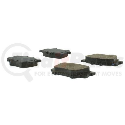 105.12121 by CENTRIC - Posi Quiet Ceramic Brake Pads with Shims and Hardware