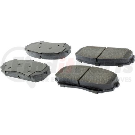 105.12580 by CENTRIC - Posi Quiet Ceramic Brake Pads with Shims and Hardware