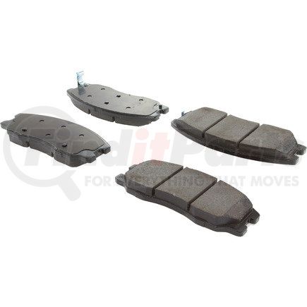 105.12640 by CENTRIC - Posi Quiet Ceramic Brake Pads with Shims and Hardware