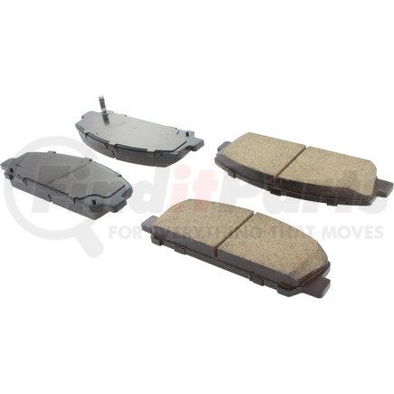 105.12860 by CENTRIC - Posi Quiet Ceramic Brake Pads with Shims and Hardware