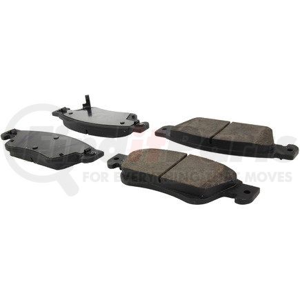 Centric 105.12870 Disc Brake Pad Set Posi Quiet Ceramic Brake Pads with Shims and Hardware