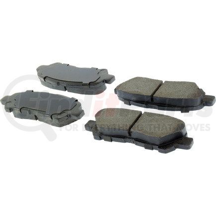 105.1325 by CENTRIC - Posi Quiet Ceramic Brake Pads with Shims and Hardware