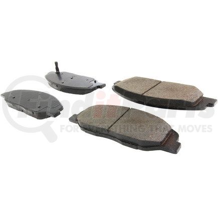 105.13320 by CENTRIC - Posi Quiet Ceramic Brake Pads with Shims and Hardware