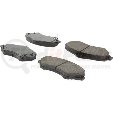 105.12730 by CENTRIC - Posi Quiet Ceramic Brake Pads with Shims and Hardware