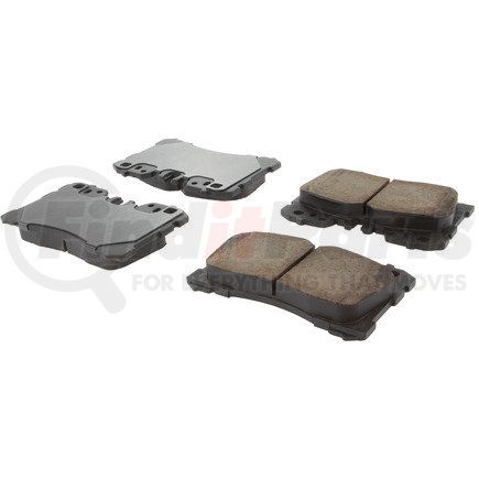 Centric 105.12820 Disc Brake Pad Set Posi Quiet Ceramic Brake Pads with Shims and Hardware