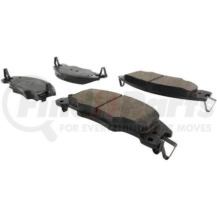 105.1339 by CENTRIC - Posi Quiet Ceramic Brake Pads with Shims and Hardware