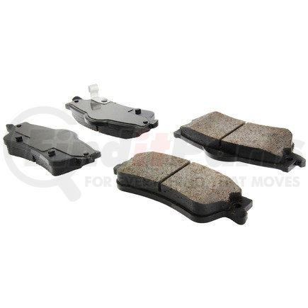 105.13520 by CENTRIC - Posi Quiet Ceramic Brake Pads with Shims and Hardware