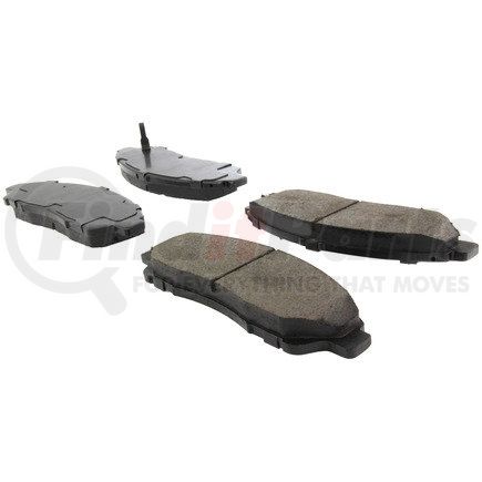 105.13780 by CENTRIC - Posi Quiet Ceramic Brake Pads with Shims and Hardware