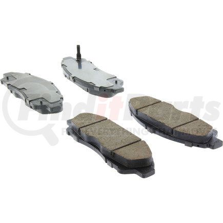 105.13781 by CENTRIC - Posi Quiet Ceramic Brake Pads with Shims