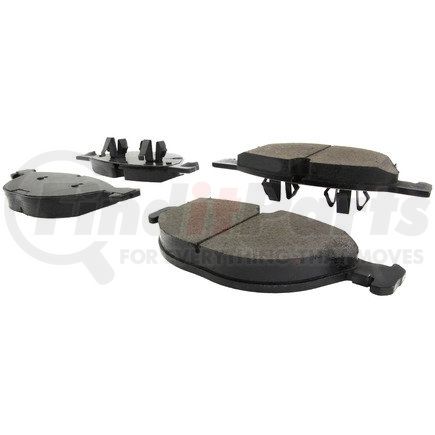 105.13810 by CENTRIC - Posi Quiet Ceramic Brake Pads with Shims and Hardware