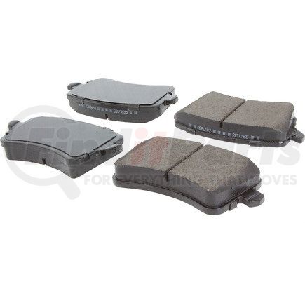 105.13860 by CENTRIC - Posi Quiet Ceramic Brake Pads with Shims and Hardware