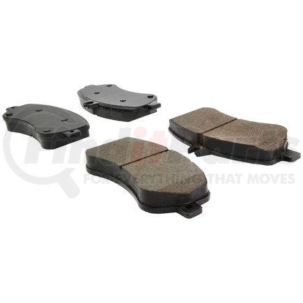 105.14060 by CENTRIC - Posi Quiet Ceramic Brake Pads with Shims and Hardware