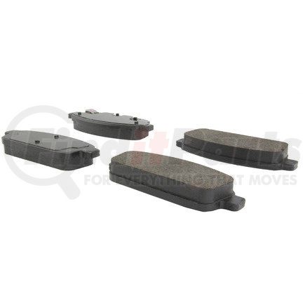 105.14680 by CENTRIC - Posi Quiet Ceramic Brake Pads with Shims and Hardware