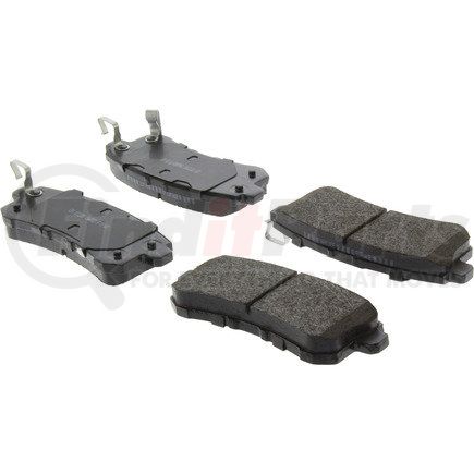 105.15100 by CENTRIC - Posi Quiet Ceramic Brake Pads with Shims and Hardware