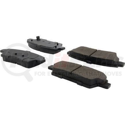 105.15510 by CENTRIC - Posi Quiet Ceramic Brake Pads with Shims and Hardware
