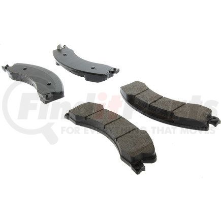 105.15650 by CENTRIC - Posi Quiet Ceramic Brake Pads with Shims and Hardware