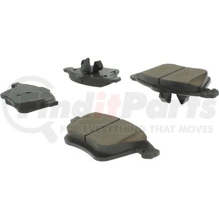 102.11860 by CENTRIC - C-Tek Semi-Metallic Brake Pads with Shims