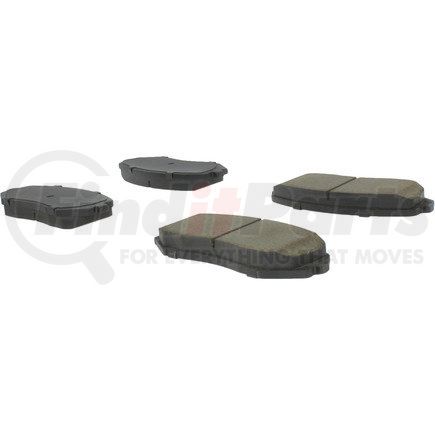 102.11880 by CENTRIC - C-Tek Semi-Metallic Brake Pads with Shims