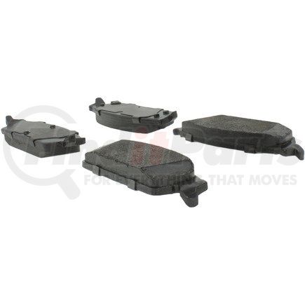 102.11940 by CENTRIC - C-Tek Semi-Metallic Brake Pads with Shims