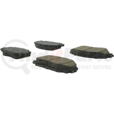 102.12100 by CENTRIC - C-Tek Semi-Metallic Brake Pads with Shims