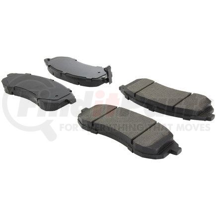 102.12140 by CENTRIC - C-Tek Semi-Metallic Brake Pads with Shims