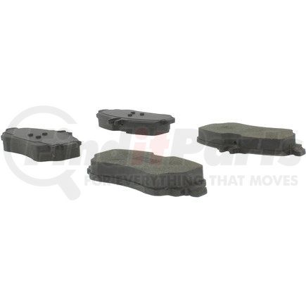 102.12500 by CENTRIC - C-Tek Semi-Metallic Brake Pads with Shims