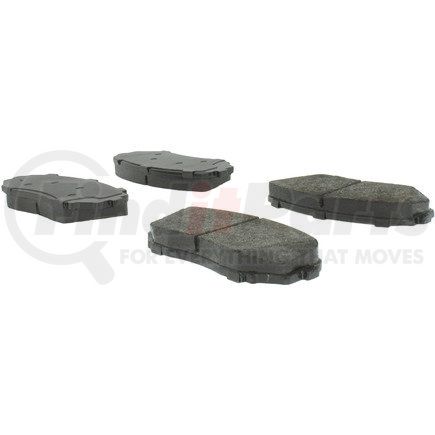 102.12580 by CENTRIC - C-Tek Semi-Metallic Brake Pads with Shims