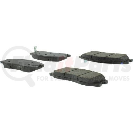 102.12640 by CENTRIC - C-Tek Semi-Metallic Brake Pads with Shims