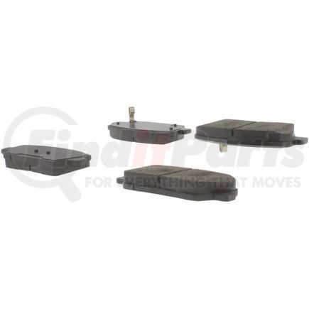 102.12840 by CENTRIC - C-Tek Semi-Metallic Brake Pads with Shims