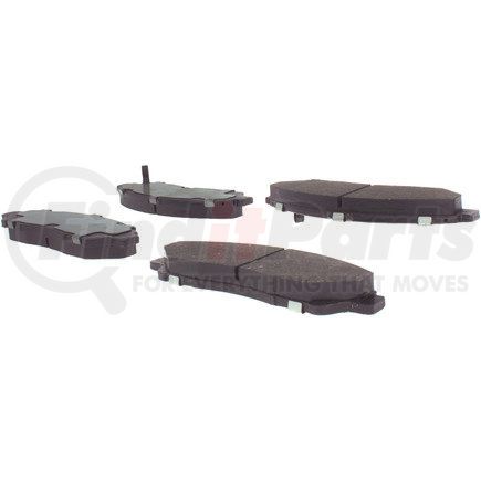 102.13780 by CENTRIC - C-Tek Semi-Metallic Brake Pads with Shims