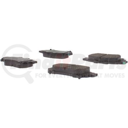 102.13910 by CENTRIC - C-Tek Semi-Metallic Brake Pads with Shims